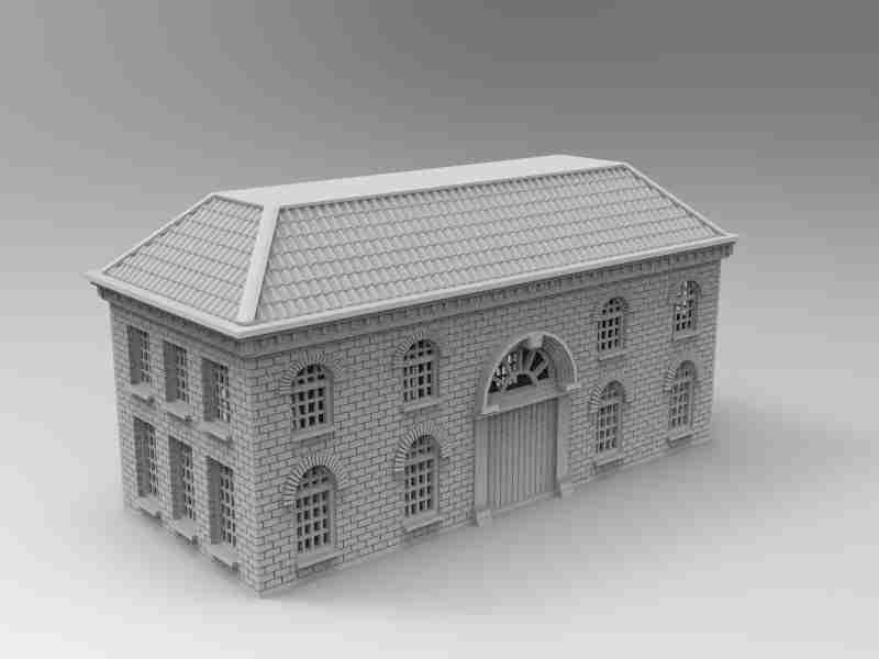 ASSEN HOUSE OF DETENTION , stl file WW2