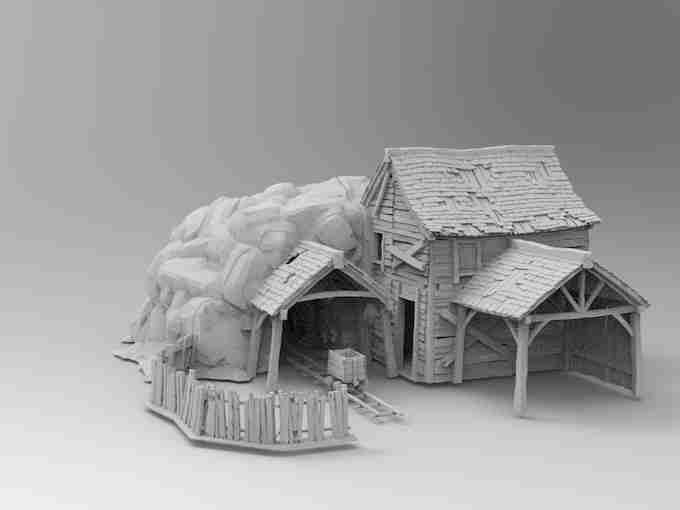MINE , stl file Fantasy and Medieval