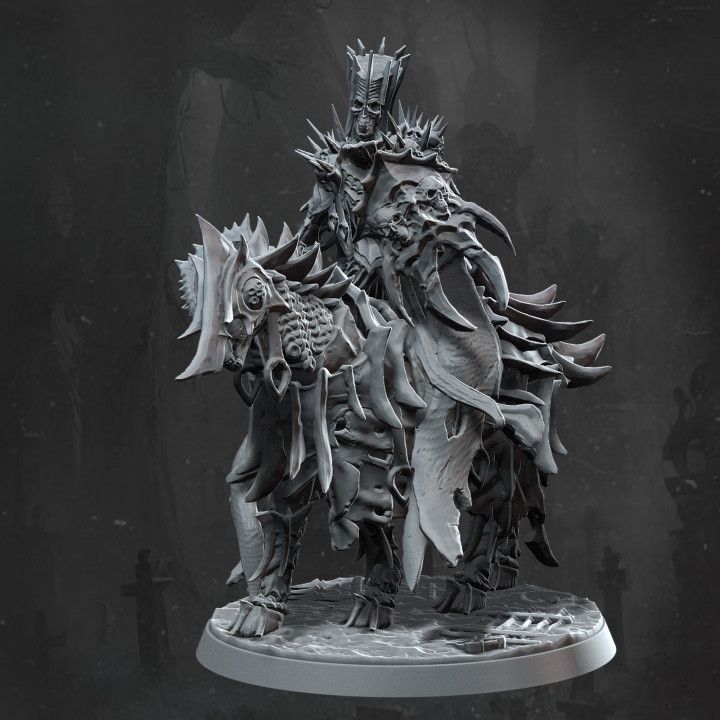 Vile Horseman - Skeletons - D&D or Wargaming Miniature