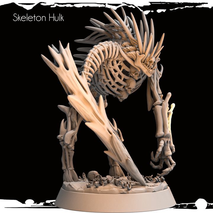 Skeletal Hulk - Skeletons - D&D or Wargaming Miniature
