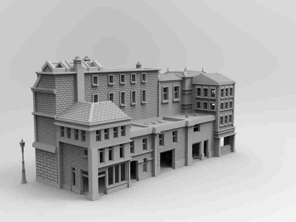 European Block 5 , stl file WW2