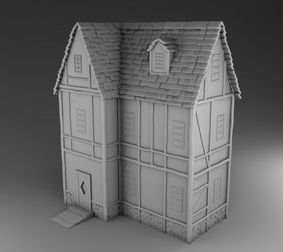House 6 , stl file House 6 , stl file