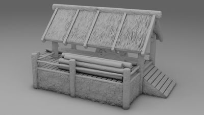 Building 4 , stl file Building 4 , stl file