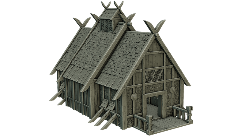 Viking house 4  , stl file