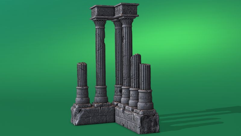 RUINS 5  , stl file