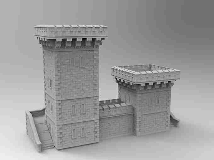 OUTPOST TOWER , stl file Fantasy and Medieval
