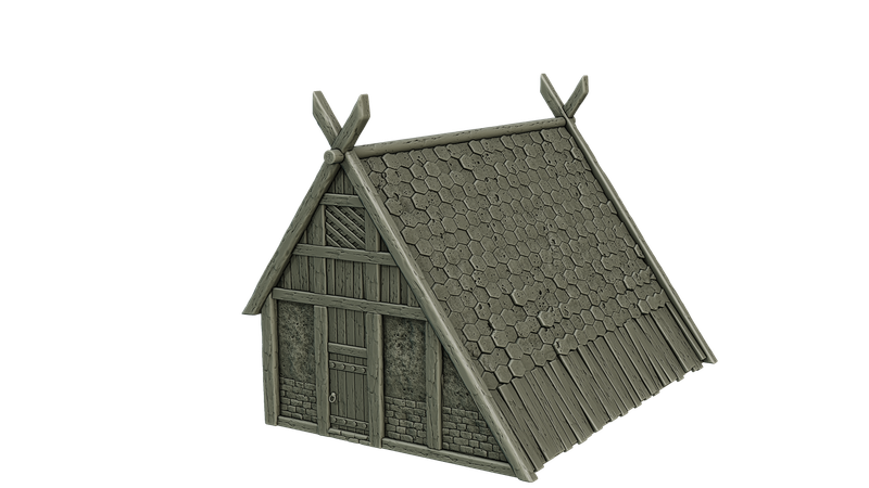 Viking house 3  , stl file