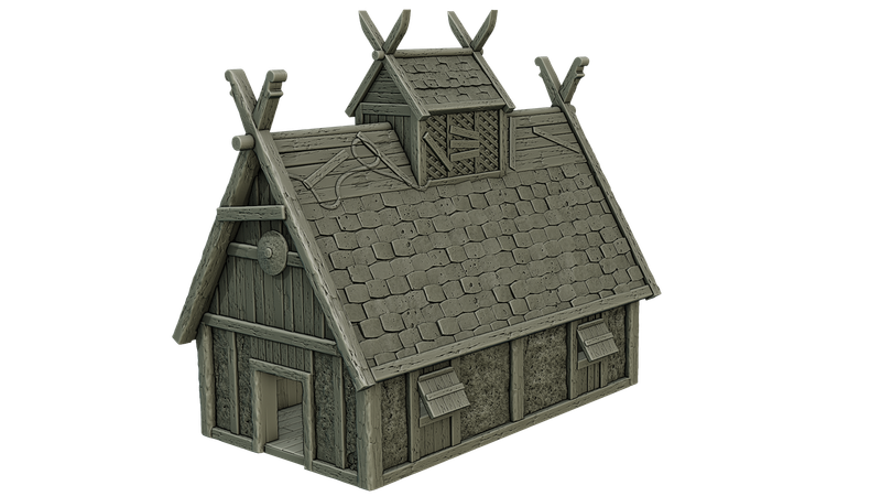 Viking house 2  , stl file