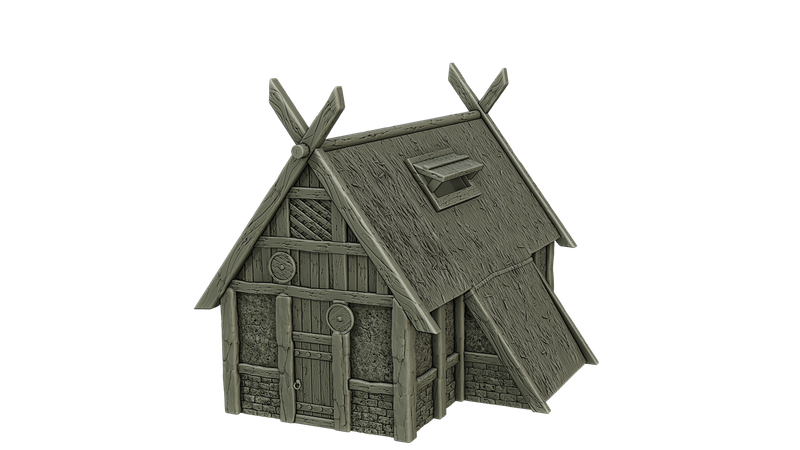 Viking house 7  , stl file