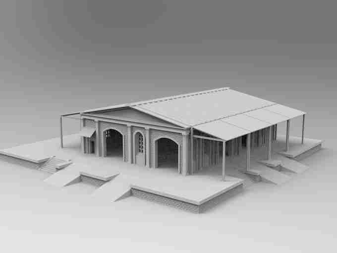 LOW-LEVEL WAREHOUSE , stl file WW2, Modern Warfare , Apocalypse