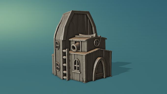 Pirate House 2 , stl file