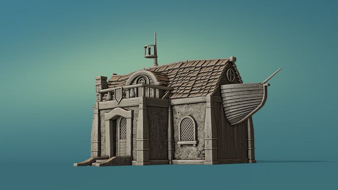 Pirate House 1 , stl file