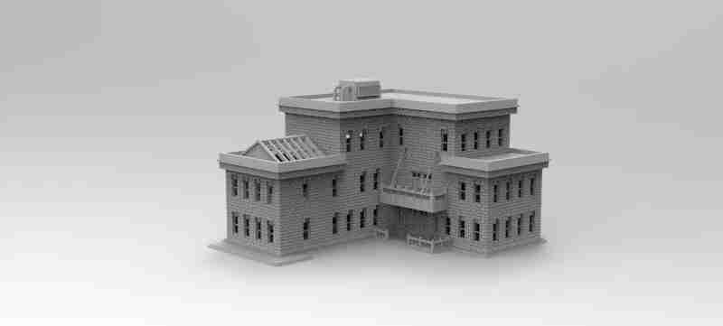 Americana College , stl file WW2, Modern Warfare , Apocalypse