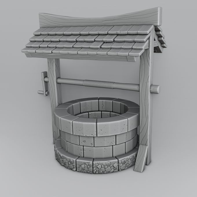 Well and Accessories 1 , stl file