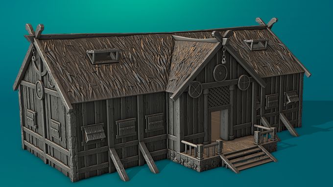 Viking Extra House 5 , stl file
