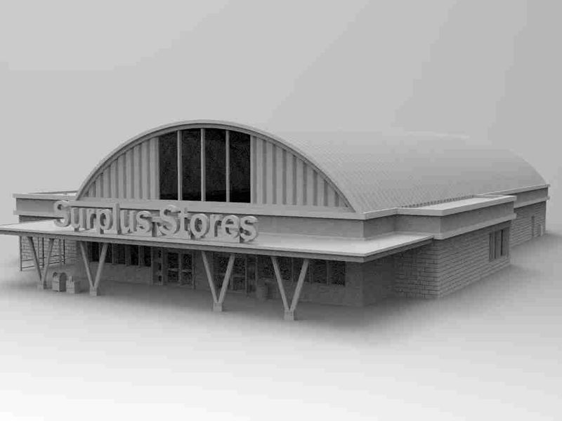 Surplus Stores , stl file WW2, Modern Warfare , Apocalypse