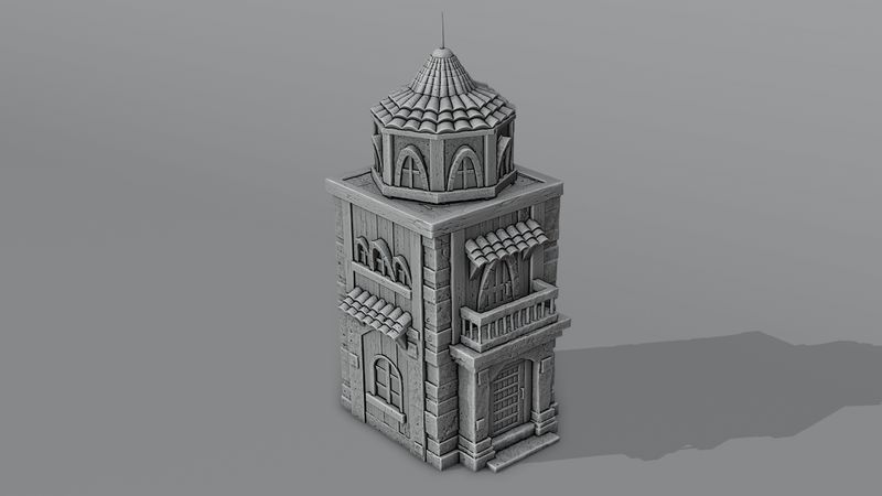 Pirate Tower , stl file