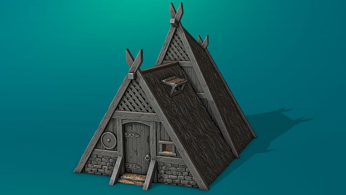 Viking Extra House 4 , stl file