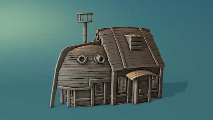 Pirate House 3 , stl file
