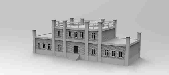OFFICE BLOCK , stl file WW2, Modern Warfare , Apocalypse