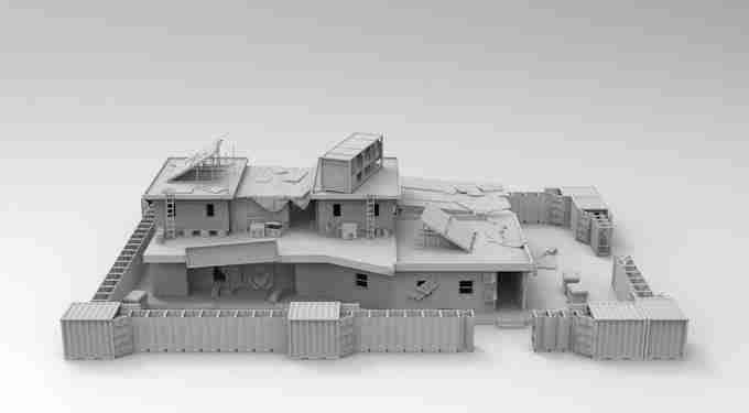 COMPOUND , stl file WW2, Modern Warfare , Apocalypse