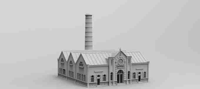 CHIMNEY BLOCK , stl file WW2, Modern Warfare , Apocalypse