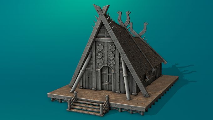 Viking Extra House 2 , stl file
