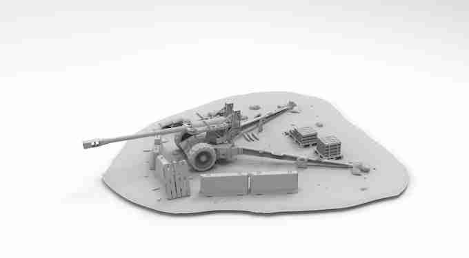 ARTILLERY CANNON , stl file WW2, Modern Warfare , Apocalypse