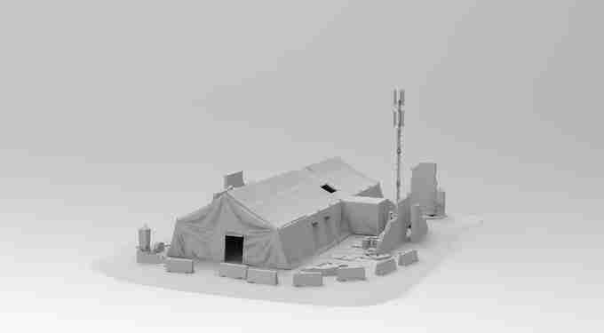 MEDICAL TENT , stl file WW2, Modern Warfare , Apocalypse