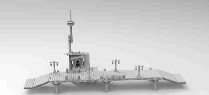 Dock Watchpost , stl file Fantasy , Medieval , Dark ages