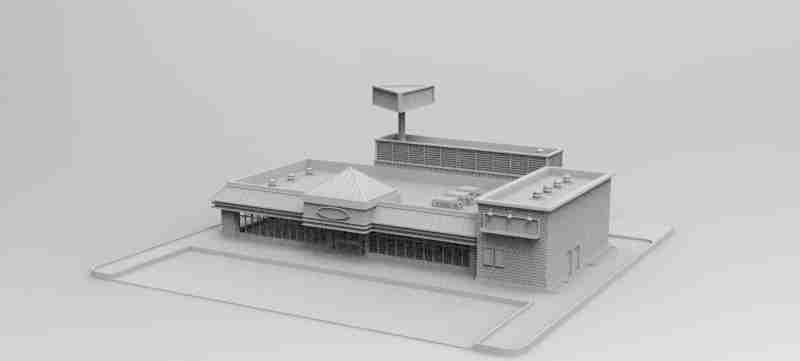 Americana Restaurant , stl file WW2, Modern Warfare , Apocalypse