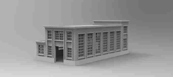 PUMP HOUSE , stl file WW2, Modern Warfare , Apocalypse