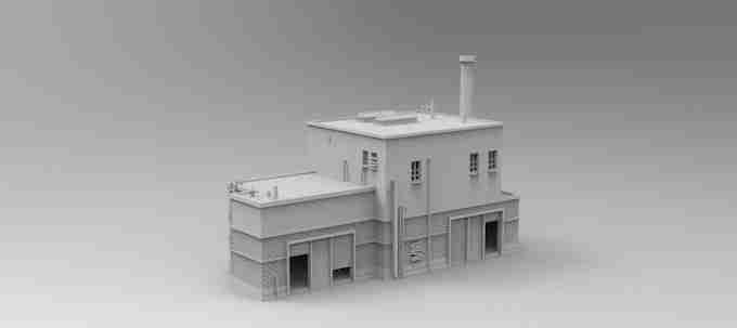 GARAGE BLOCK , stl file WW2, Modern Warfare , Apocalypse