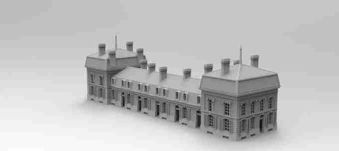 Hotel des Ponts et Chausse , stl file WW2, Modern Warfare , Apocalypse