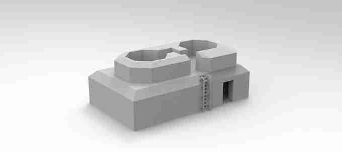 FLAK BUNKER , stl file WW2, Modern Warfare , Apocalypse