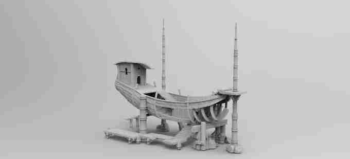 STRONGPOINT , stl file Fantasy , Medieval , Dark ages