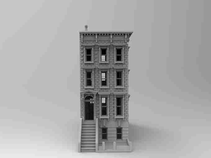 DOWNTOWN BUILDING 3 , stl file Modern warfare / Apocalypse