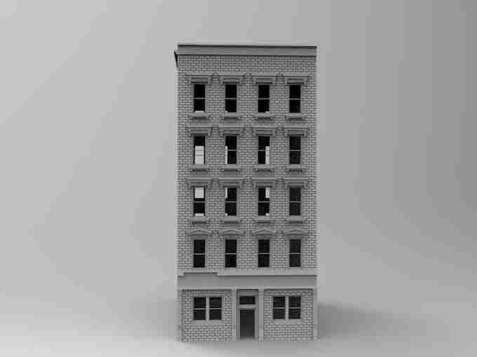 DOWNTOWN BUILDING 1 , stl file Modern warfare / Apocalypse