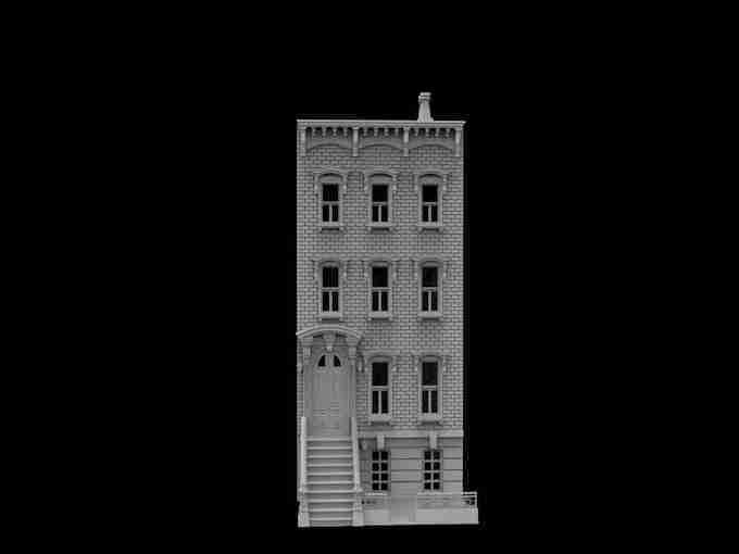 DOWNTOWN BUILDING 5 , stl file Modern warfare / Apocalypse