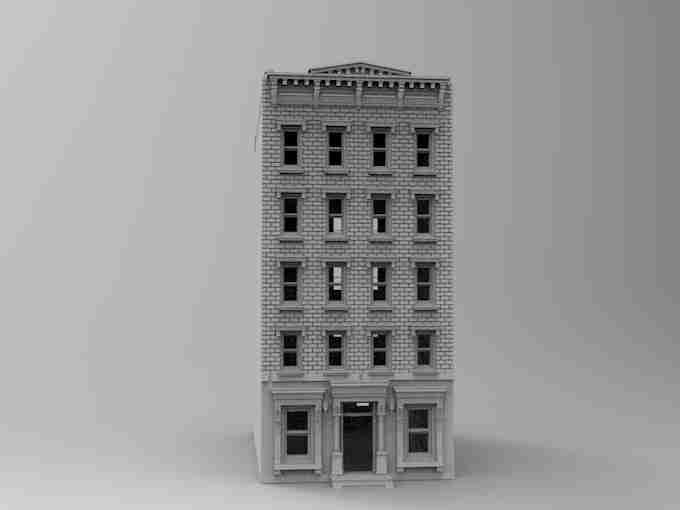 DOWNTOWN BUILDING 15 , stl file Modern warfare / Apocalypse