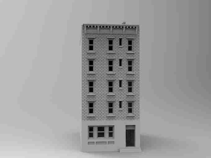 DOWNTOWN BUILDING 14 , stl file Modern warfare / Apocalypse