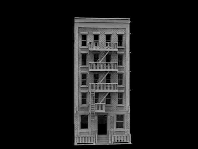 DOWNTOWN BUILDING 13 , stl file Modern warfare / Apocalypse