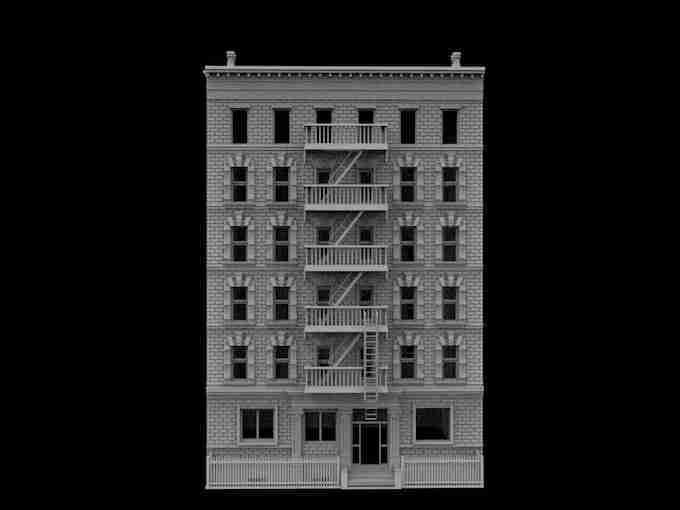DOWNTOWN BUILDING 8 , stl file Modern warfare / Apocalypse