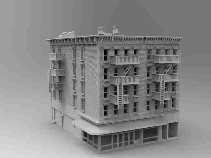 DOWNTOWN BUILDING 21 , stl file Modern warfare / Apocalypse