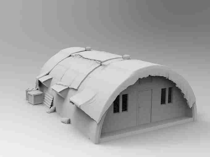 FIREBASE BUILDING 4 , stl file Modern warfare / Apocalypse