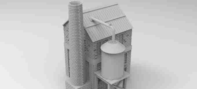 FACTORY ADDON 1  , stl file WW2, Modern Warfare , Apocalypse