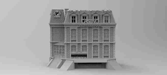 Casino de Ouistrehem  , stl file WW2, Modern Warfare , Apocalypse