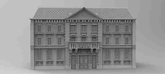 BANK BUILDING , stl file WW2, Modern Warfare , Apocalypse