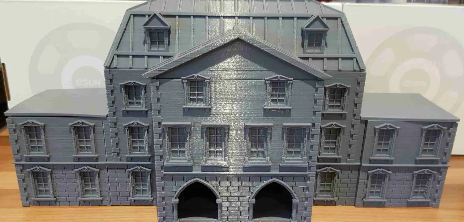 Italian Council Building , stl file WW2, Modern Warfare , Apocalypse