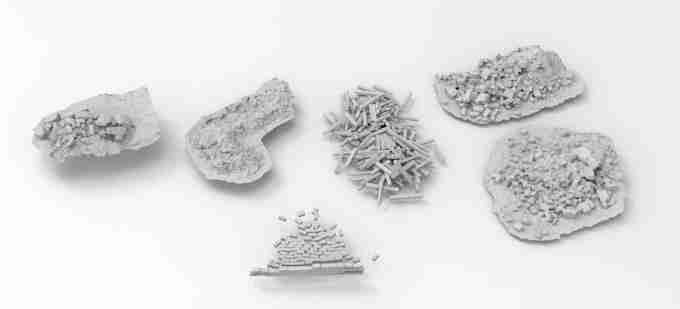 RUBBLE PILES  , stl file WW2, Modern Warfare , Apocalypse